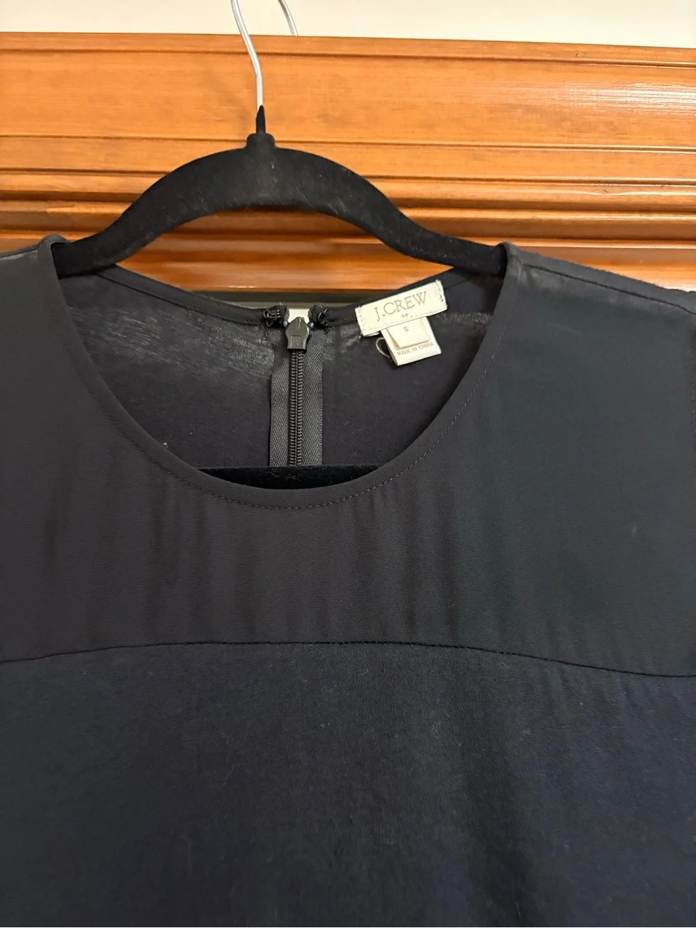 Jcrew Black Fringe Hem Tank